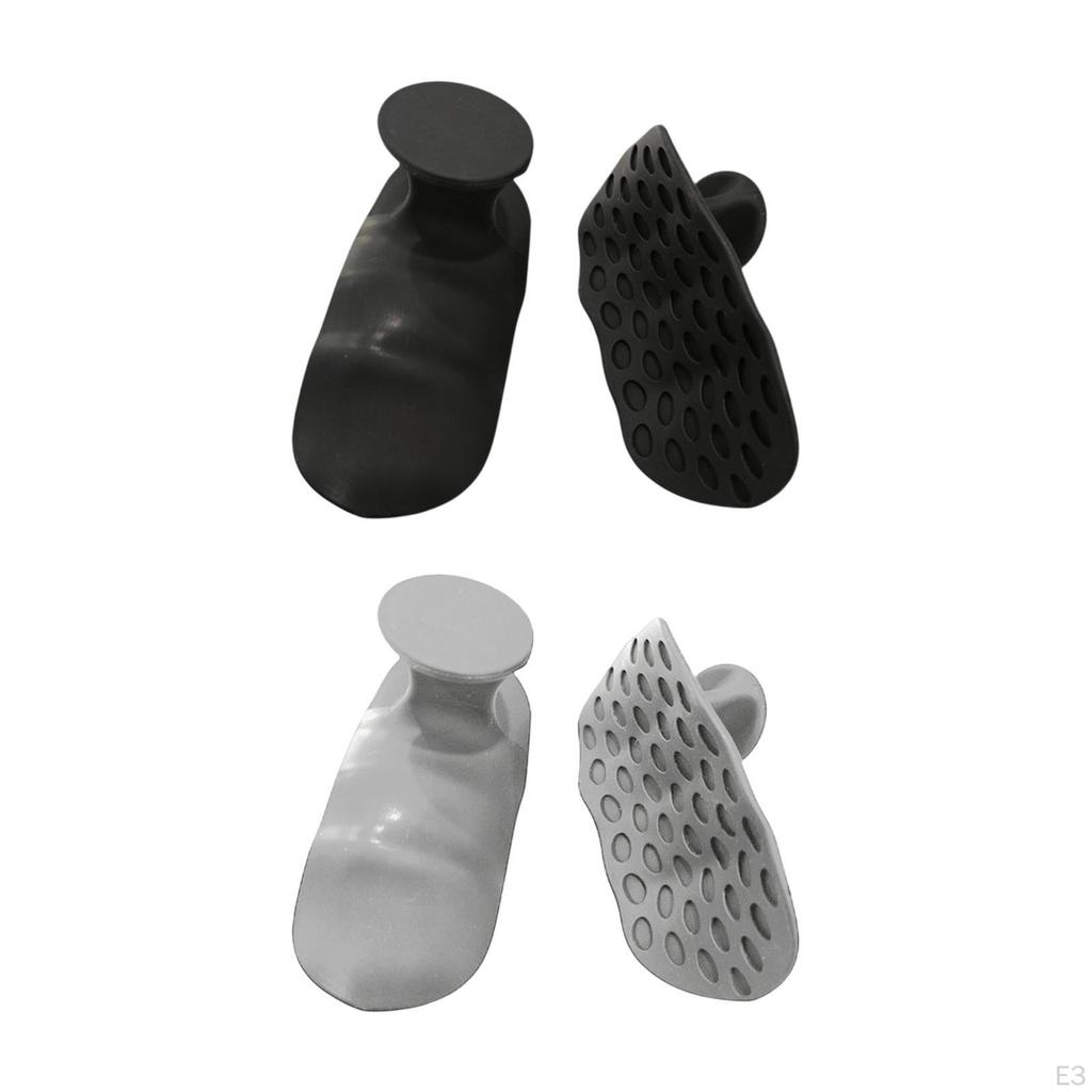 2 sztuki Gripów na siłownię do podnoszenia ciężarów, nakładki na sztangę, antypoślizgowe, miękki silikon, bez palców, dla dorosłych