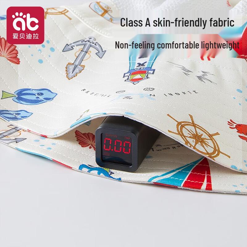 Aibideila Kids Wide-Brim Sun Hat with Neck Protection