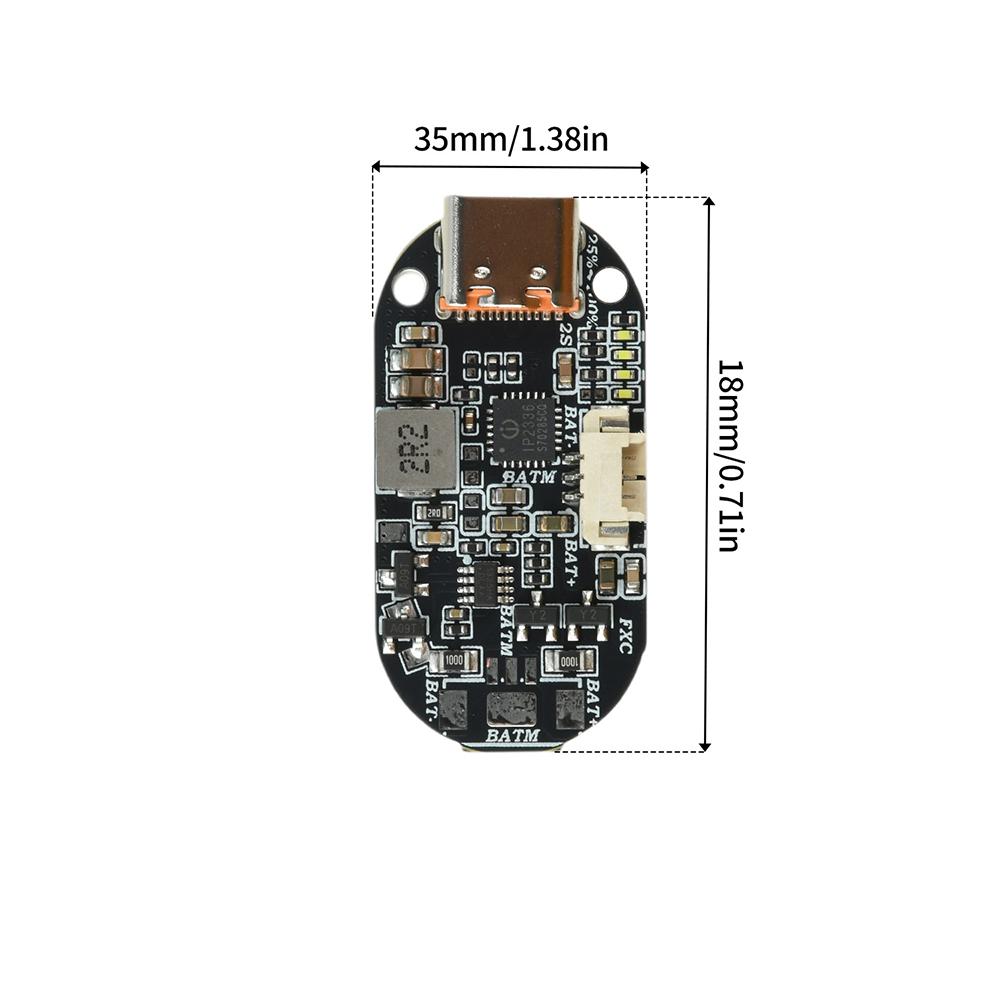 IP2336 2S Lithium Battery Module Type C Bidirectional PD Fast Charge Adjustable Charging Parameter 3A Output With 2S Balance