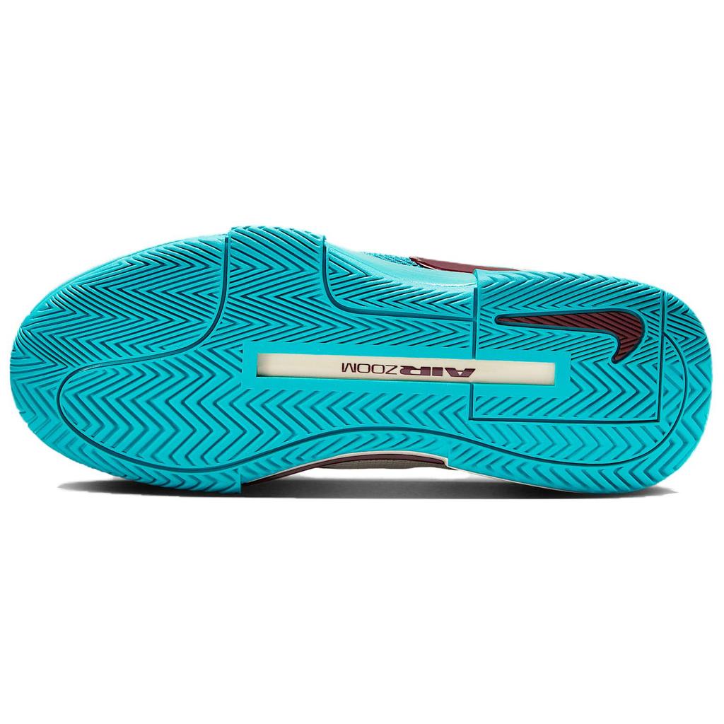 Nike  Zoom GP Challenge 1 Premium HC Dusty Cactus Dark Team Red Women Sneakers Blue Pale-Ivory Metallic-Silver HJ6651-300