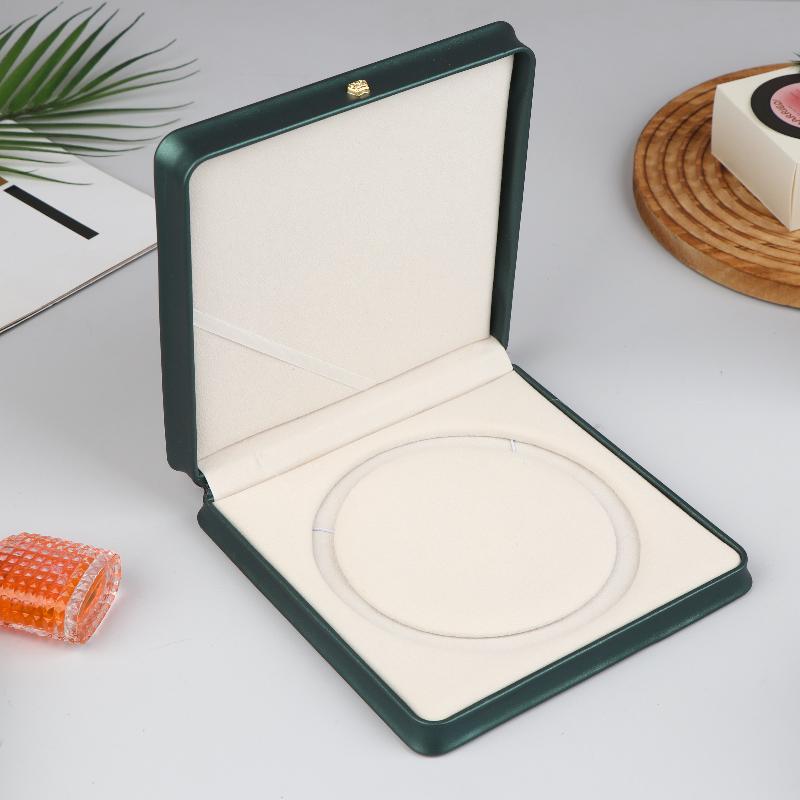 Boîte à Bijoux Bague Cuir PU Organisateur de Bijoux Bague Boucle d'Oreille Collier Pendentif Boîte Présentoir Cadeau Proposition Fiançailles Mariage