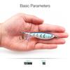 10cm 9g Topwater Pencil Lure Rotating Propeller Body Bait Floating Hard Bait for Bass Pike Surface Fishing