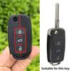2026 Fashion Silicone Car Key Cover For VW Volkswagen Polo Tiguan Passat B5 B6 B7 Golf 4 5 6 MK6 Jetta Lavida Skoda Octavia Seat
