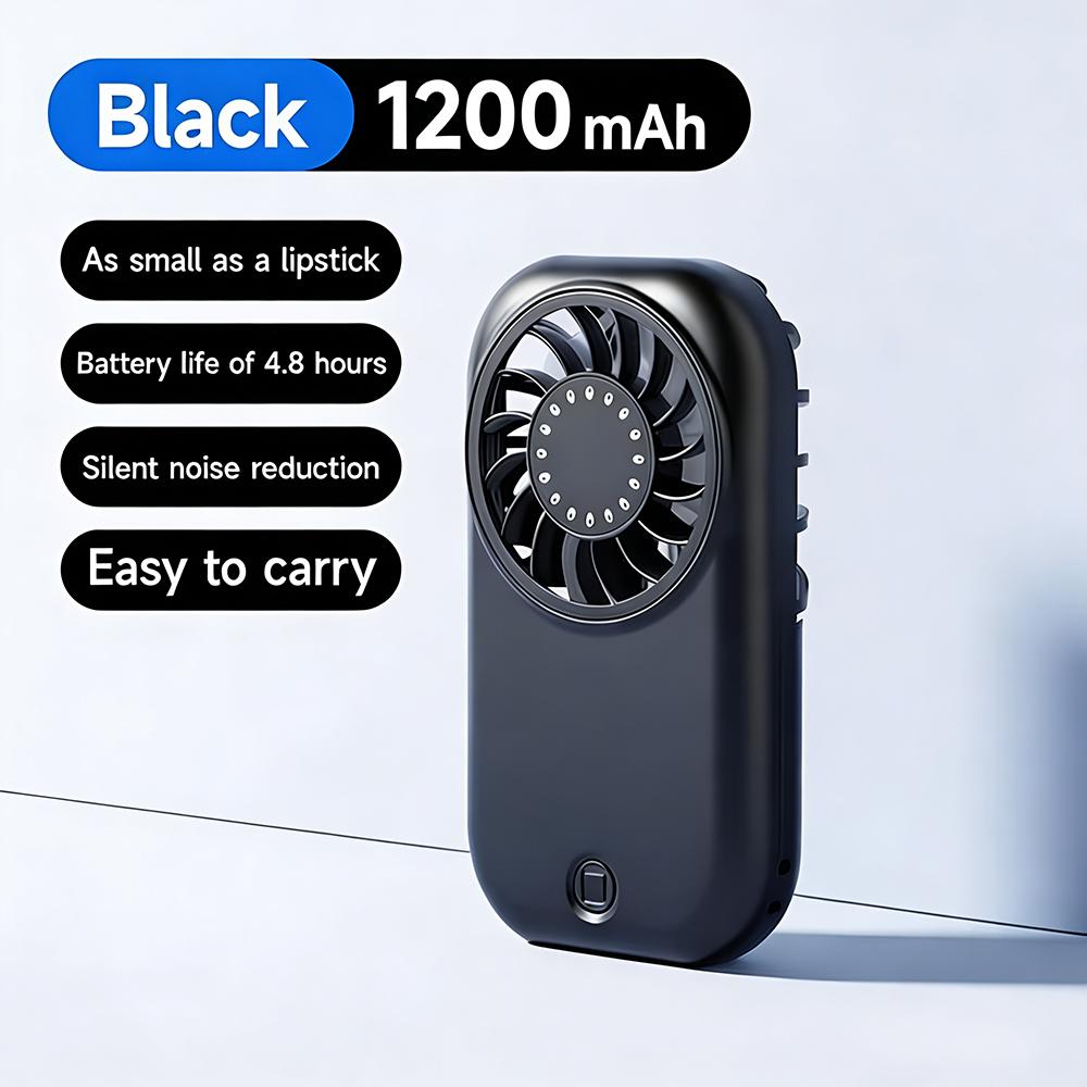 Xiaomi 1200mAh Handheld Mini Fan Powerful Small Personal Portable Speed Adjustable USB Rechargeable Eyelash Fan for Kids Girls Woman