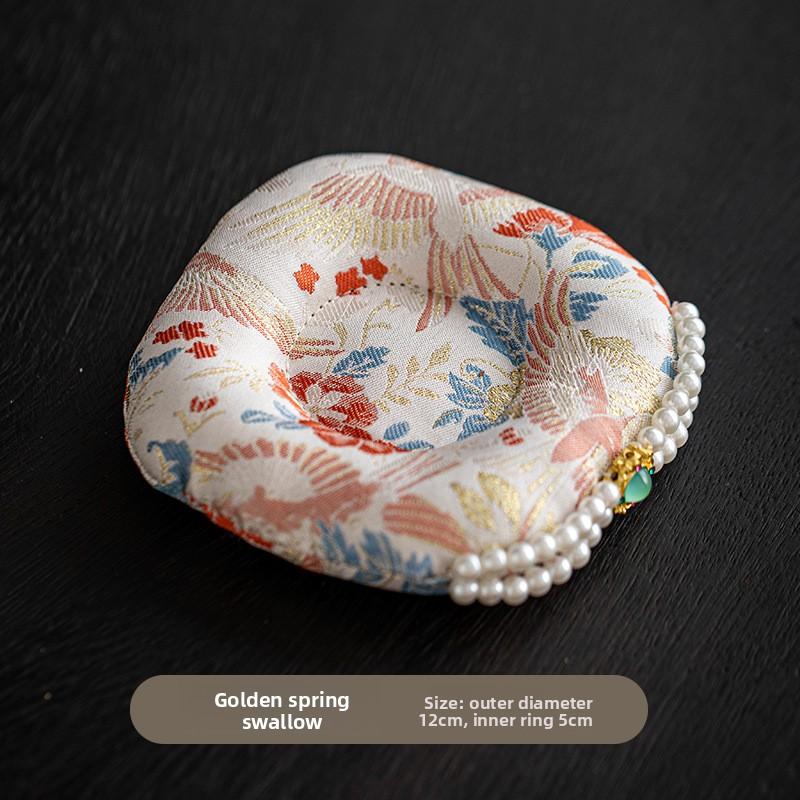 Chinese Style Fabric Coaster Set Heat Resistant Teapot Pad for Kung Fu Tea Ceremony