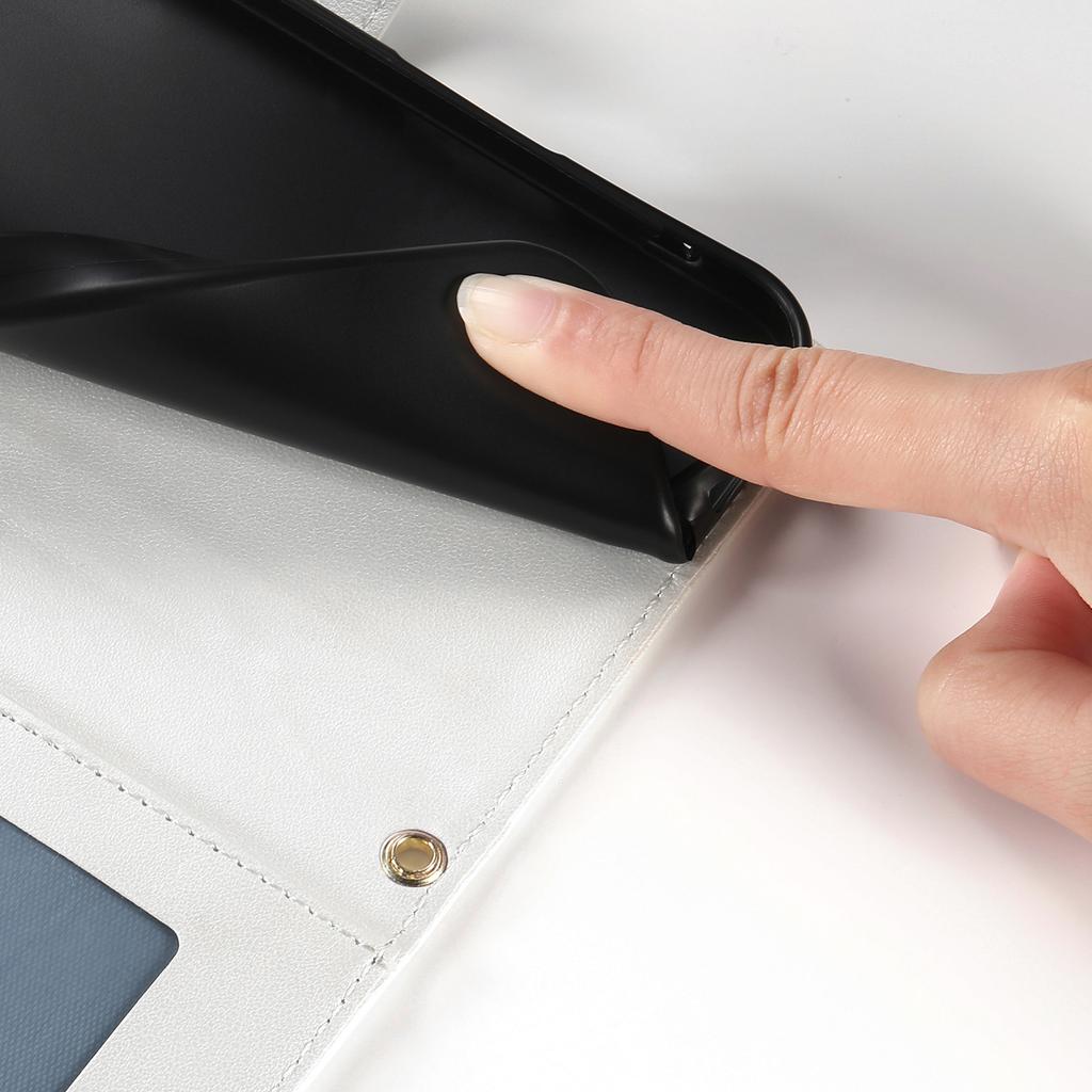 For iPhone 16 Case Rhombus Stitching Wallet Stand Leather Phone Cover with Long/Short Strap