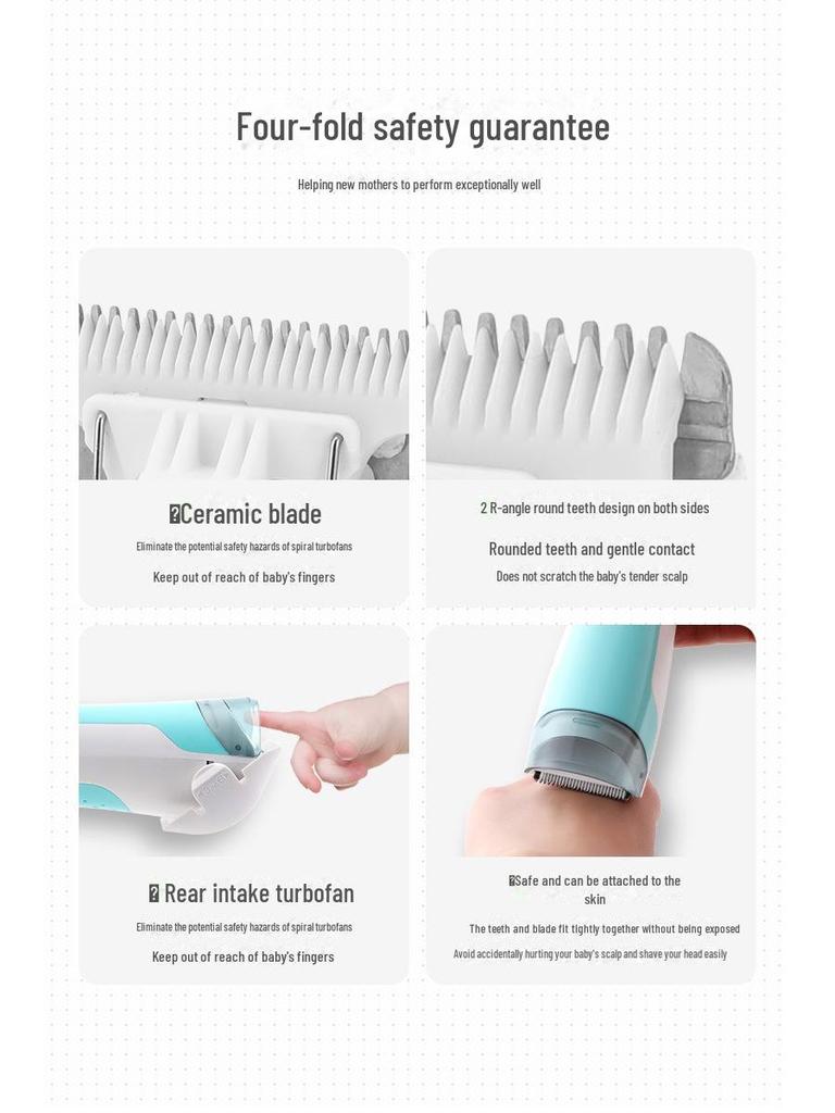 WAIKIL Portable Ceramic Blade USB Baby Hair Dryer