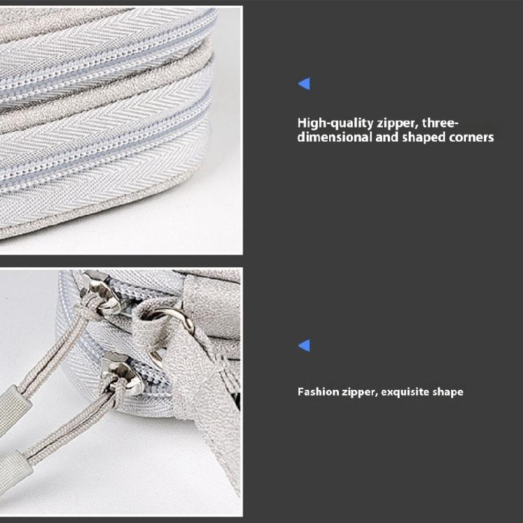 Storage Bag for Earphone Memory Card Portable Electronic Organizers Pouch with Lanyard Splashproof Travel Carrying Case