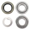 4 Pcs Trailer Wheel Hub Bearings Kit Steel Alloy L44643 Inner Outer Bearings with Outer Ring Grease