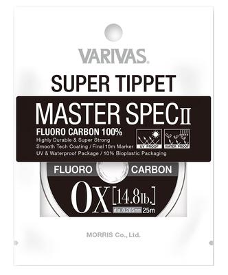 VARIVAS Super Tippet Master Spec II Fluorocarbon 0X 25m Natural 14.8lb