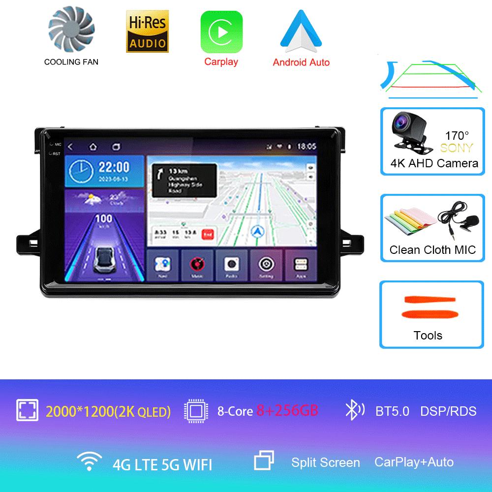Android 14 For Toyota Prius XW50 2015 2016 2017 2018 2019 2020 Car Radio GPS Carplay Multimedia Player Navigation Stereo Auto BT