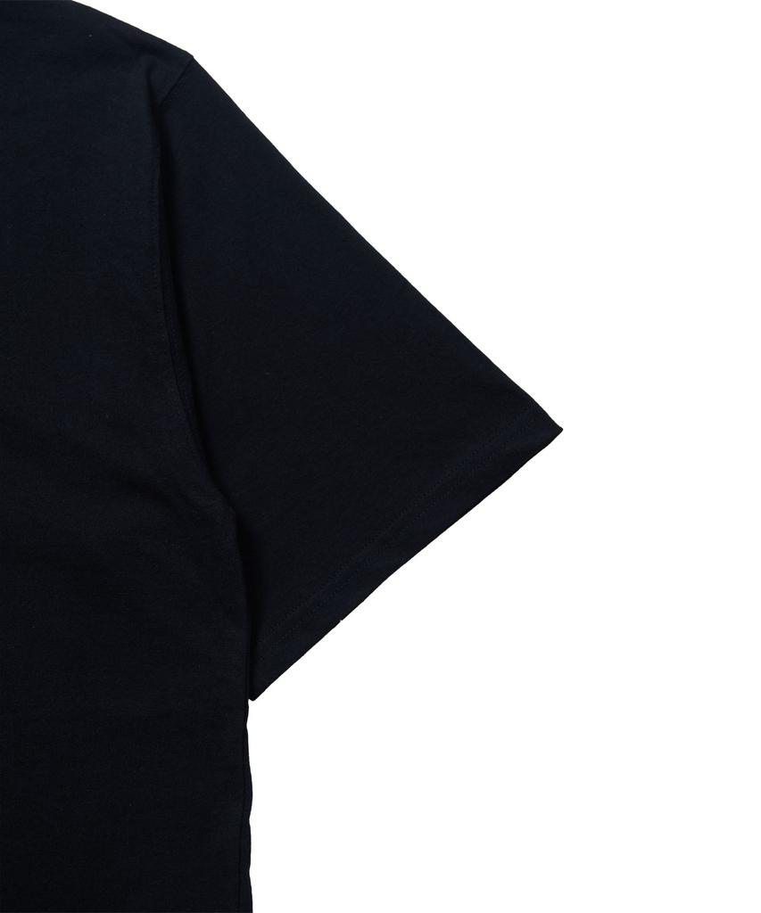 TEN PAST SEVEN Basic Logo Short Sleeve T-Shirt - Black