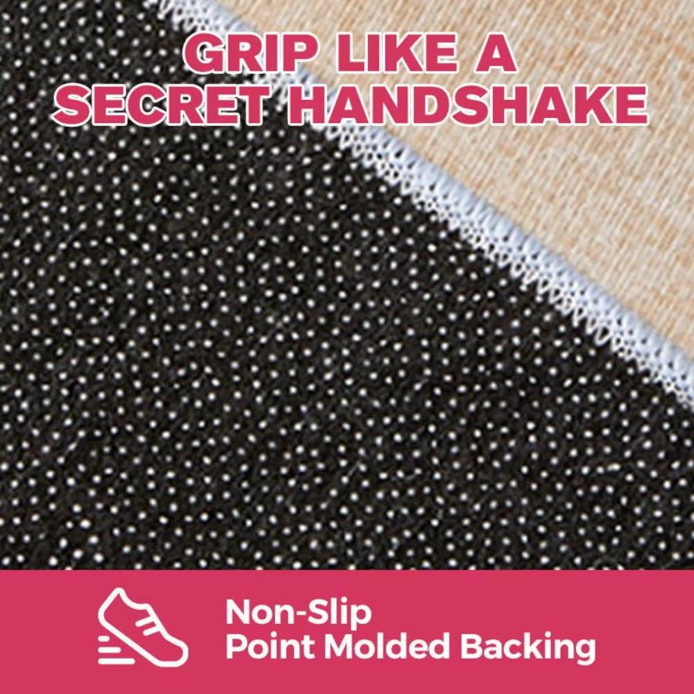 Non-slip Rose Floor Mat Special-shaped Bathroom Floor Mat  for Living Room Tea Table Bedside