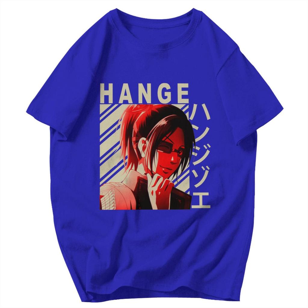 Men T Shirt Attack On Titan Anime Hange Zoe Vintage Idea Y2K Graphic Anime Unisex Clothes T Shirts