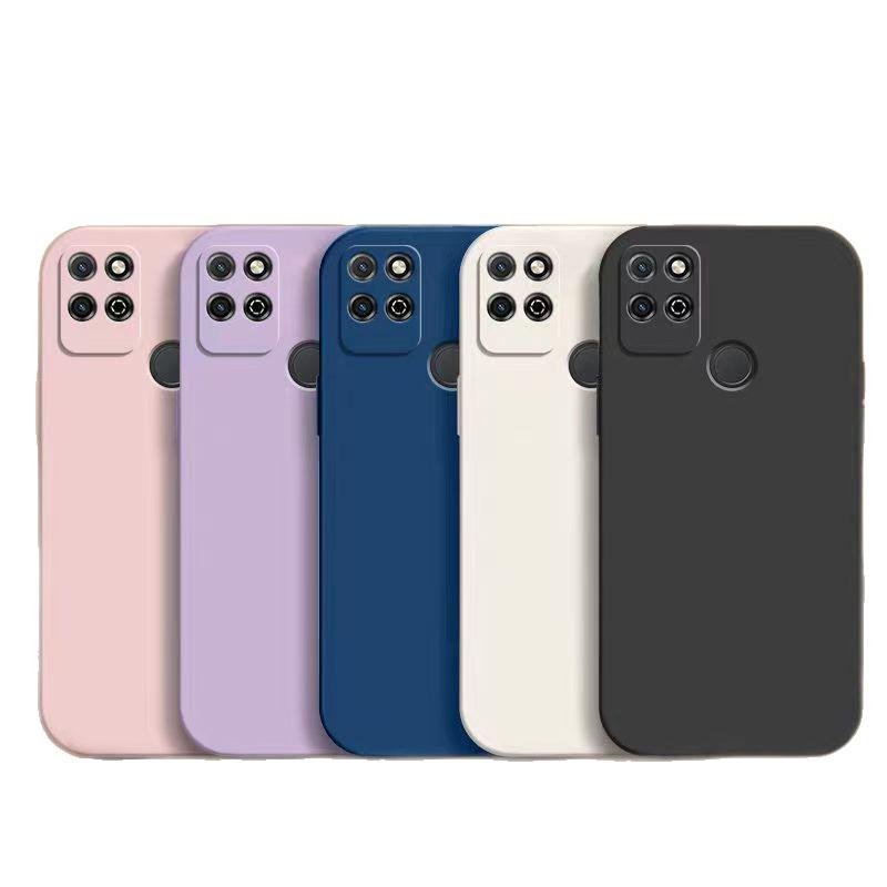 Honor Play5T Simple Solid Color Anti-drop Liquid Phone Case