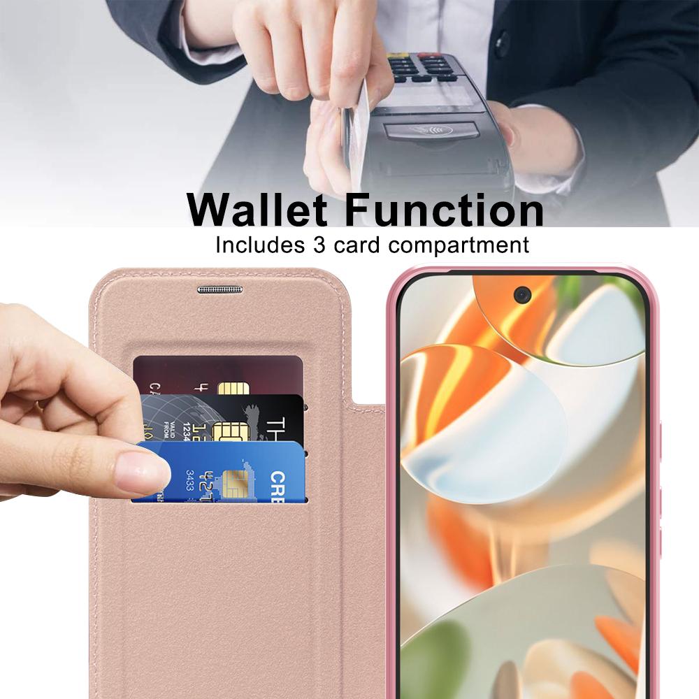 For Google Pixel 10 Pro XL Magnetic Case Rhombus PU Leather Phone Cover