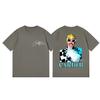 Rapper Cardi B Double Sided Print T Shirt Fashion Aesthetic Short Sleeve Tshirt Unisex Women Clothing Harajuku Hip Hop Tshirts