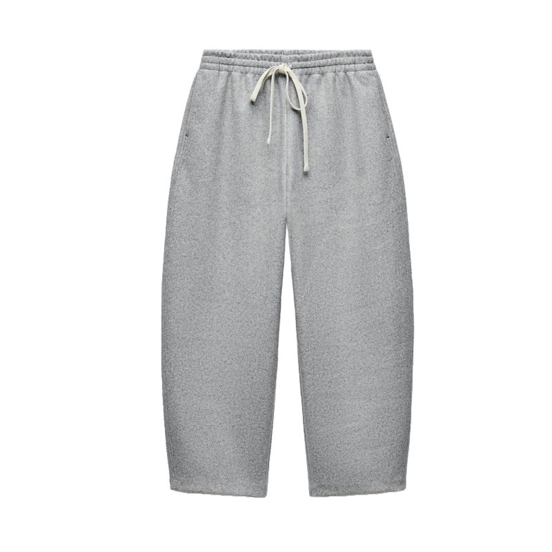 

Весна Новая Женская Одежда Воротник-стойка Длинные Рукава Куртка Верхняя Одежда 4391769 Атлетичный Стиль Брюки-бакеты 1255401 Striper gray trousers L