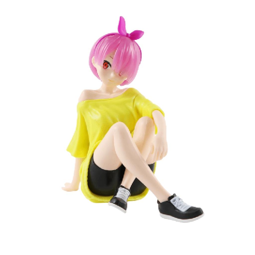 Trendy Rem Ram Handheld Anime Collectible Model Pvc Toy For Fans