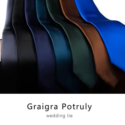 Einfarbige Krawatte Herren Formell Geschäftlich 8 cm Arbeit Hochzeit Bräutigam Schwarz Grau Kaffee Marineblau Vielseitig Trendig