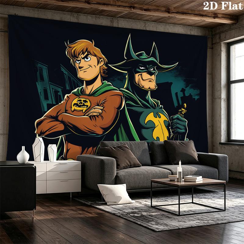 Scooby Pattern Home Decor Tapestry, Wall Hanging, Decorative RV Wall Cloth.MGT0918348