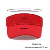 Cotton Outdoor Sports Hat Structured Brim Quick-Dry Summer Sun Hat Uv Protection Lightweight Sports Visor