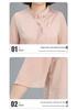 Mom's Summer 2026 Embroidered Two-Piece Set: Short-Sleeved Top and Thin-Style Pants for Middle-Aged Women