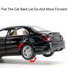 1:32 C260l E300l Alloy Diecast Model Toy Car 6 Doors Opened Sound Light Pull Back Rubber Tires Miniature Vehice For Kids Present