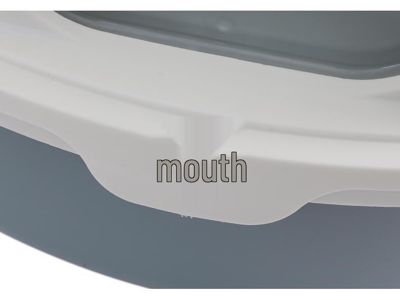 Fully Enclosed Anti-Splash Cat Litter Box with Front Entry, Large/Extra-Large Size