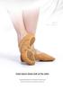 Girls' Soft Sole Stretchy Ballet Practice Shoes In Flesh Color