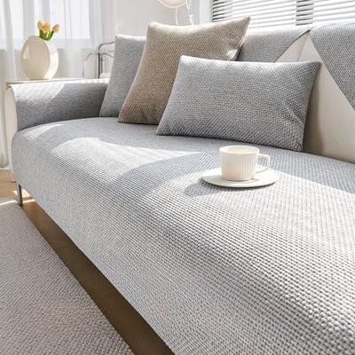 Woven Cotton Sofa Cushion Non-Slip Cover Universal Four Seasons Soft Seat Towel for Living Room
