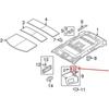 AA92-Interior Sun Visor Clip For Land Range Rover L322 2003-2012 Sun Visor Clip Retainer EGP000050NUG EGP000040NUG