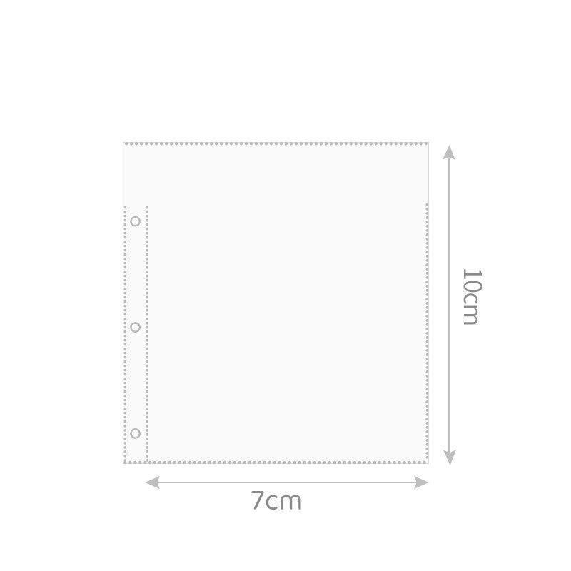 Butterfly Dream Window 3-Inch Photocard Album, Refillable 4-Grid / 1-Grid Loose-Leaf Binder for Polaroid Pictures & Idol Cards