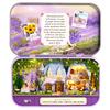 DIY Wooden Doll House Box Miniature Toy with LED Light Decoration Birthday Christmas Gift Toys for KidQ-010