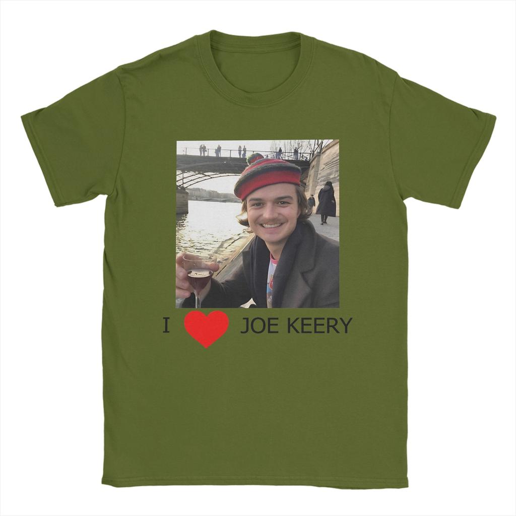 I  Joe Keery  Unisex T Shirt Djo Crazy Tee Shirt Short Sleeve Round Neck TShirts Pure Cotton Graphic Printed Tops