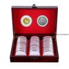Protective Coin Collecting Box for Vintage Antique Currency Yuan Datou Silver Coins and Copper Coins