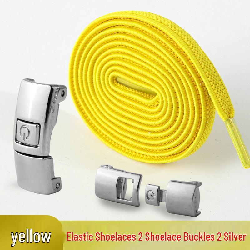 

Сетчатые шнурки без завязывания с самозастегивающейся пряжкой для мужчин и женщин Gold Hook Buckle (With Logo)