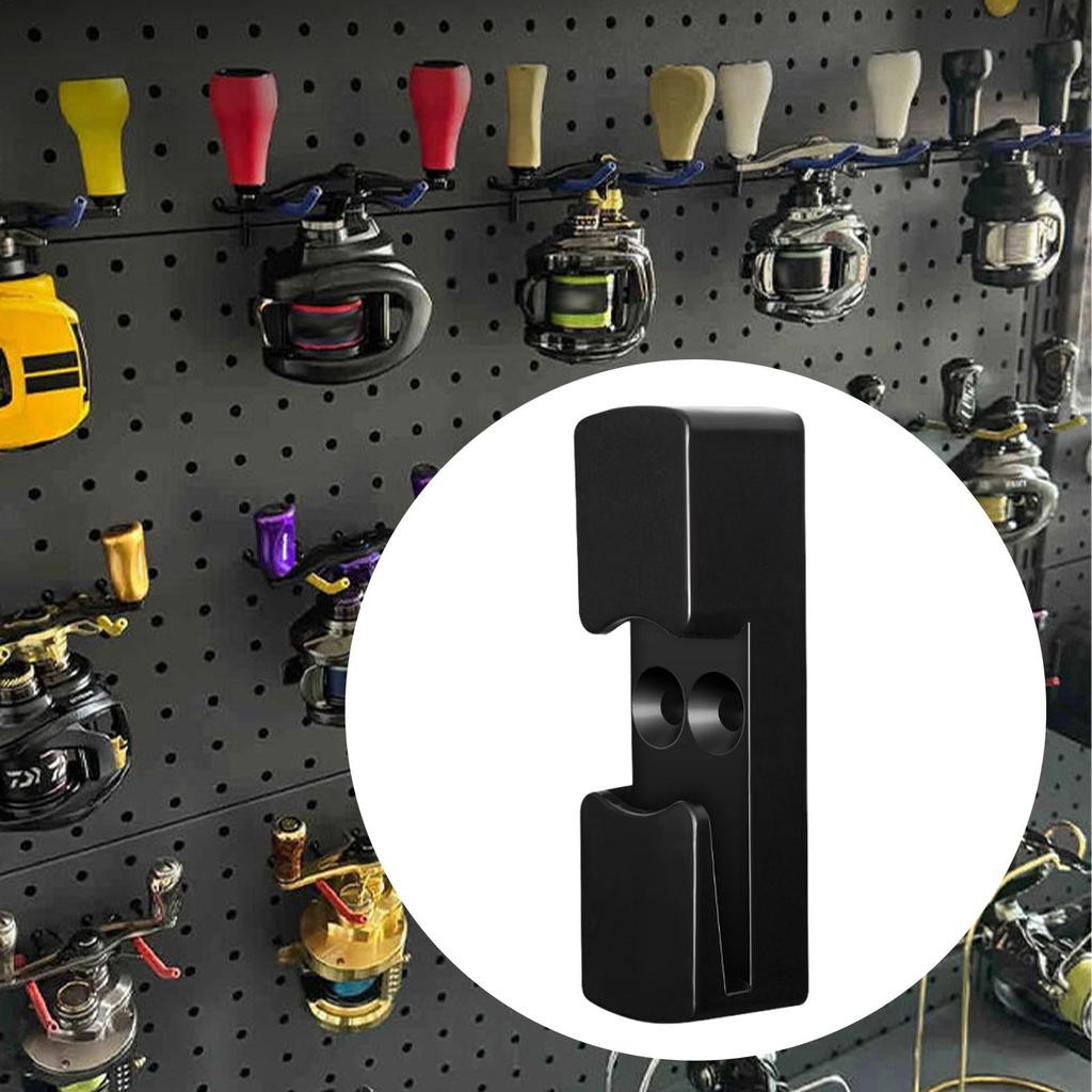 Fishing Reel Wall Display Wall Mount Reel Storage Rack Storage Organizer Accessorie For Truck Boat Kayak Garage Door Beach Shore