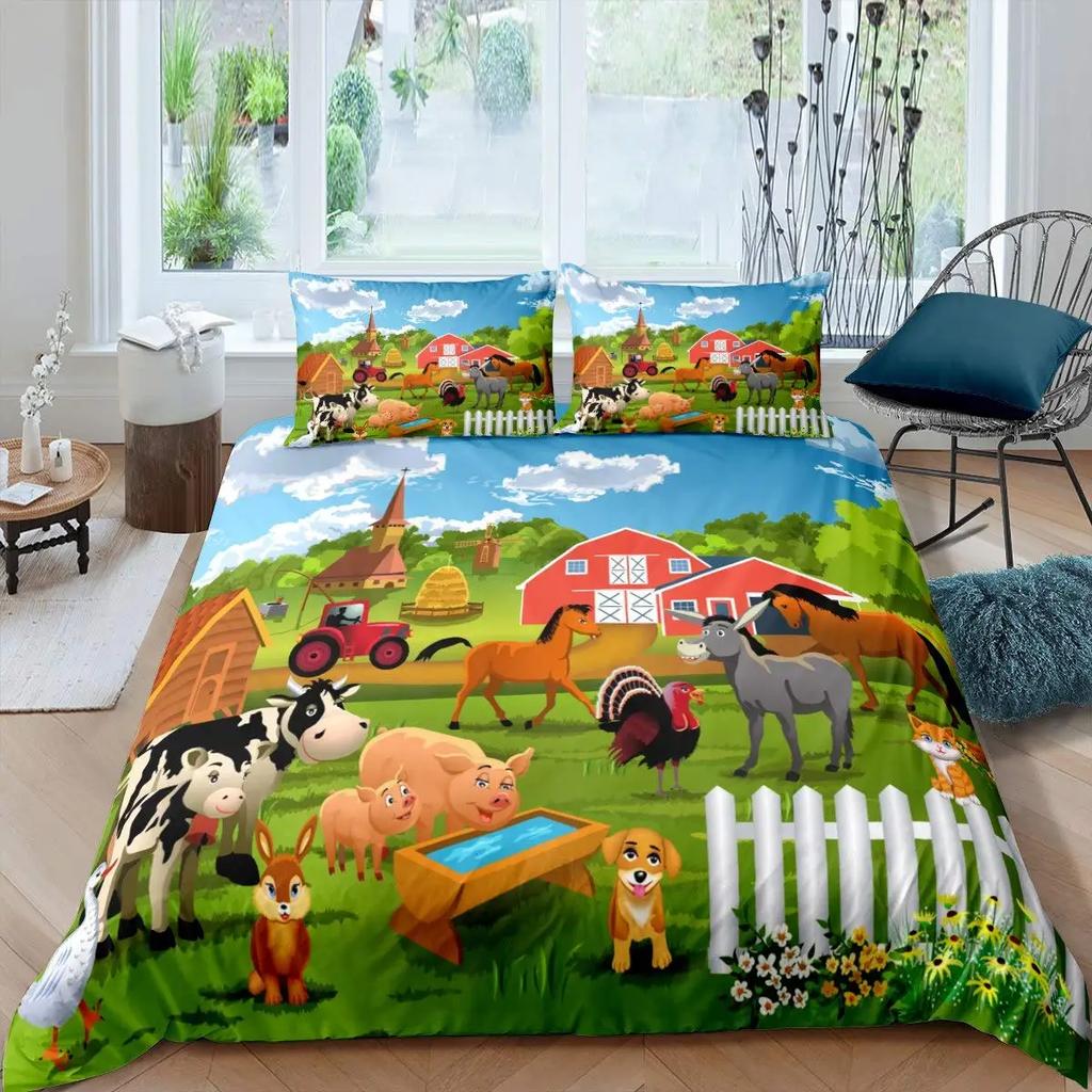 Romantic Horse Couple Twin Duvet Cover SetYou & Me We Got This Country Western Ranch Farm Animal Rustic Farmhouse Bedding Sets