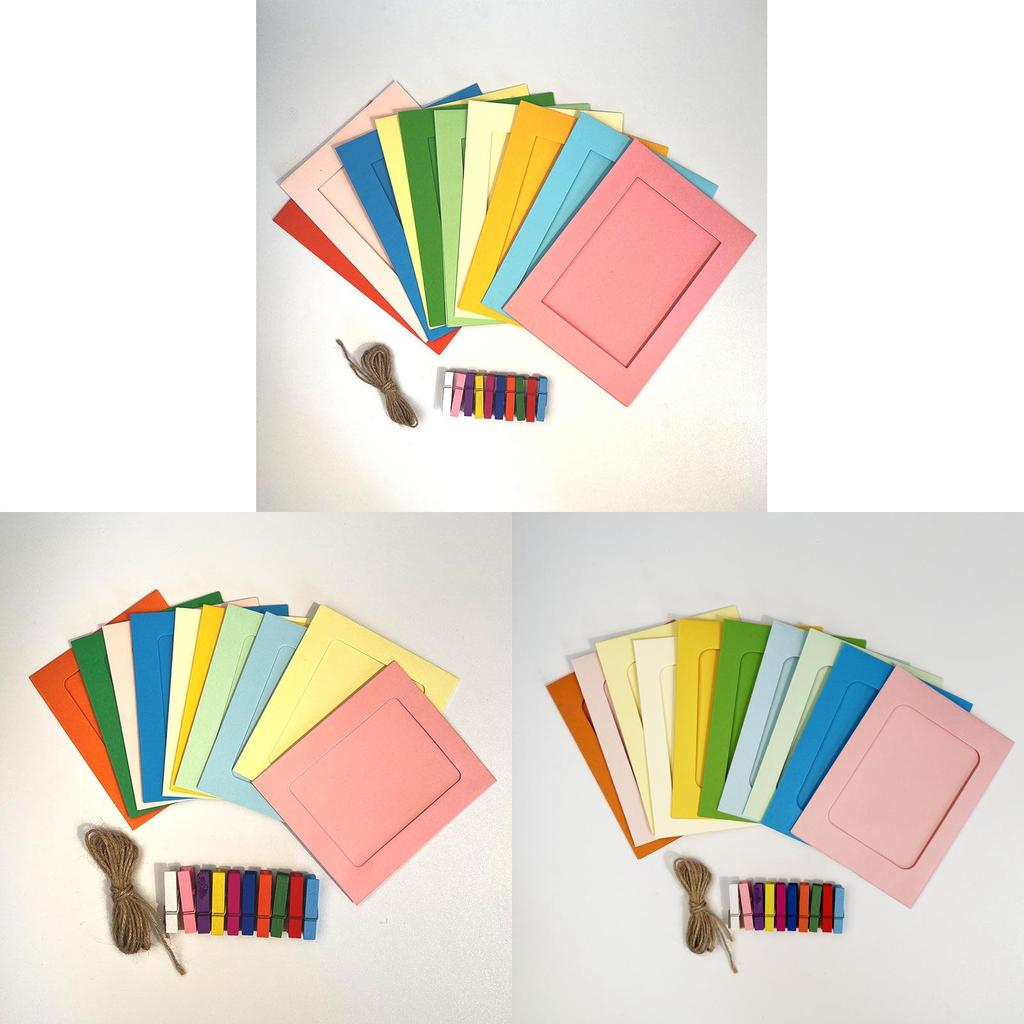 Modernes, minimalistisches Wandfotorahmen-Set mit Clips für die Wohnzimmerdekoration