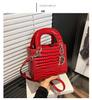 2026 Autumn Princess Diana Crocodile Pattern Mini Handbag - Versatile Luxury Shoulder Crossbody Bag