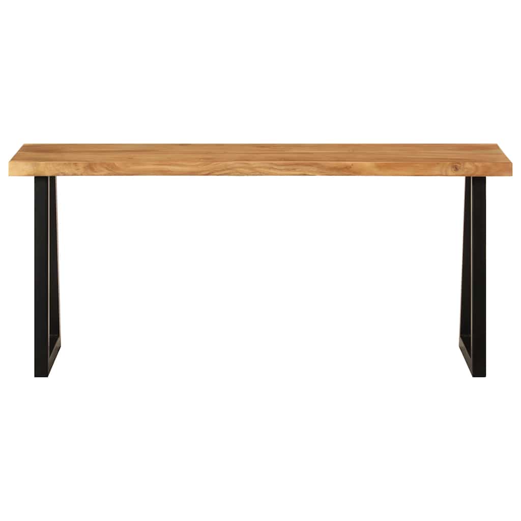 Bank Baumkante 105 cm Solid Acacia Wood