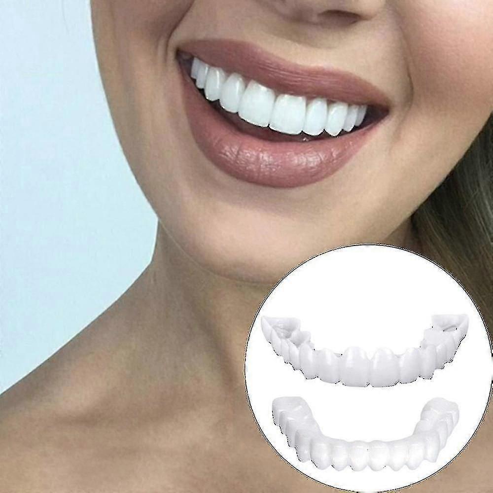 Smile Dental False Teeth Cover Perfect Smile Veneers Comfort Fit Flex Denture Teeth