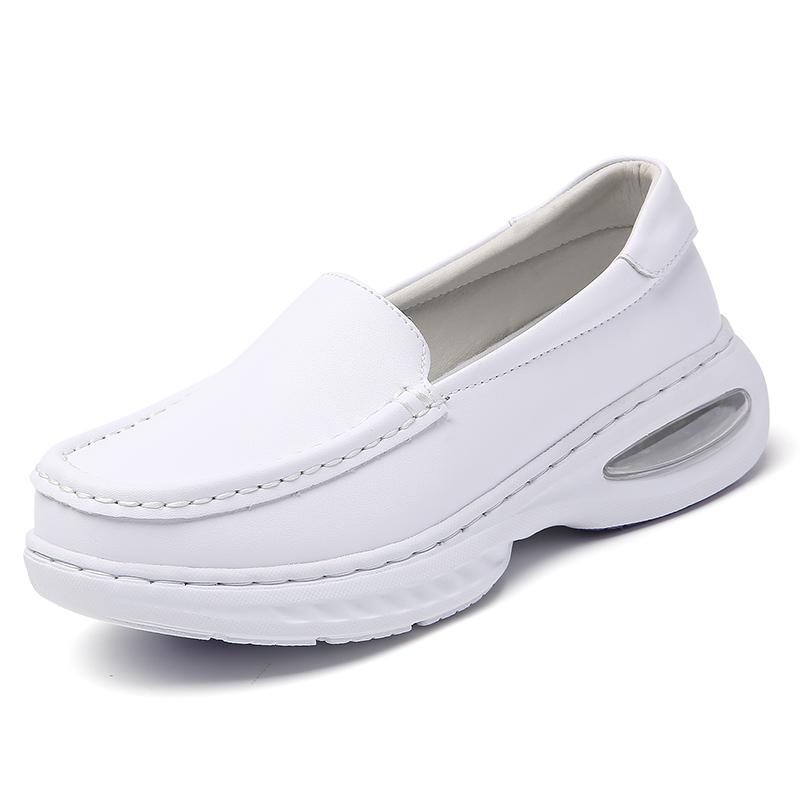 Air cushion nurse shoes autumn and winter soft sole breathable not tired feet thick sole piled thickened medical cotton shoes