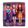3Pcs 30cm Anime KPop Demon Hunters Girl Group RUMI MIRA ZOEY Vinyl Doll Figurine Figure Action Pvc Models Toy Ornaments Gift