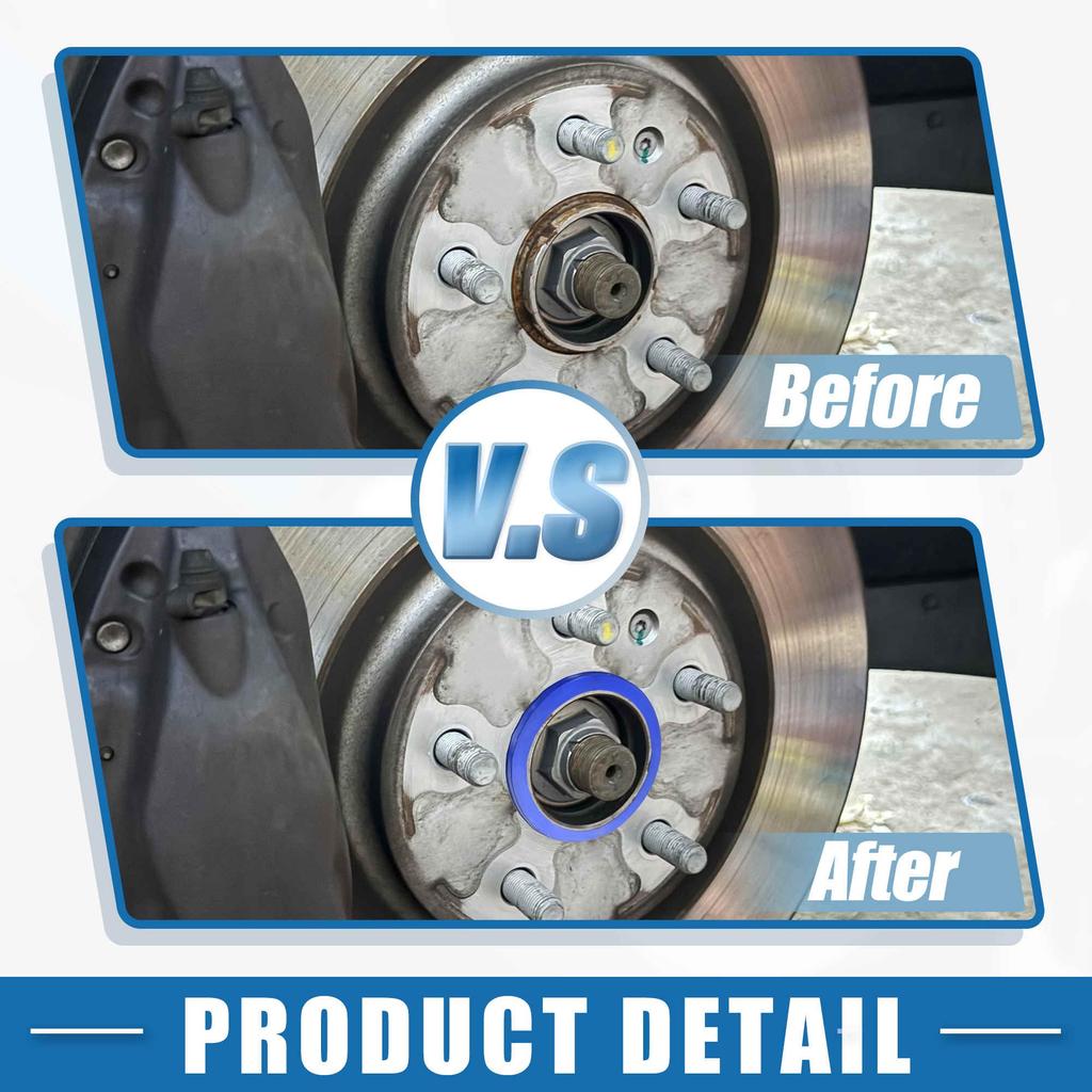 ABSOPRO Car Hub Centric Rings, OD 106mm to ID 78.1mm, Hub Centric Rings, Wheel Bore Center Spacers, Aluminum Alloy, Blue, Set of 4