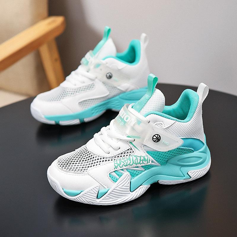 

Summer children s basketball sports shoes new middle school children primary school boys play mesh professional training shoes 31