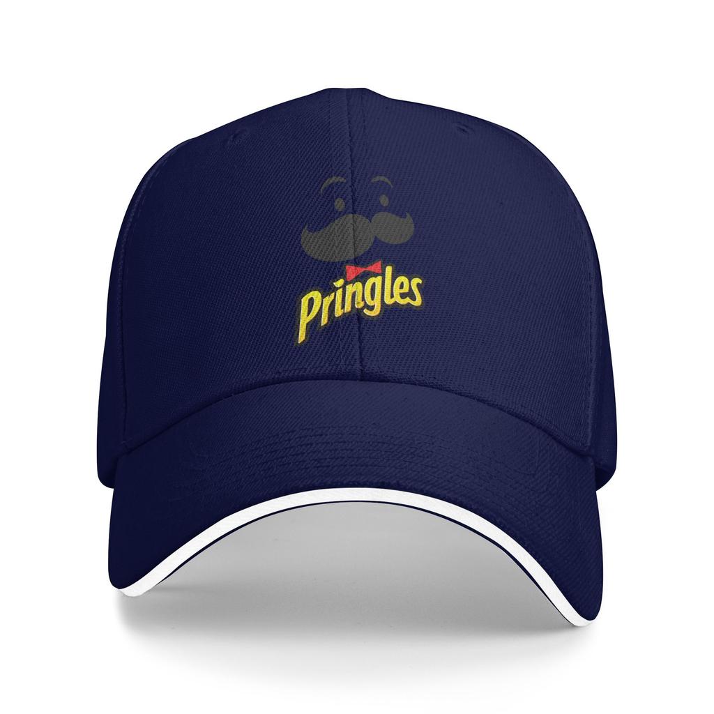 Summer Pringles Logo Baseball Cap Outdoor Gym Y2k Funny Custom Logo Sun Hip Hop Hats Female Male Hot Sale Snapback Cap