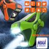Solar Emergency Radio 10000mAh Hand Crank Portable AM/FM/NOAA SOS Radio with Flashlight&Reading Lamp Cell Phone Charger Radio