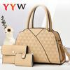 Purses and Handbags For Women Satchel Tote Bags Top-Handle PU Leather Female Shoulder Bags with Matching Clutch and Wallet
